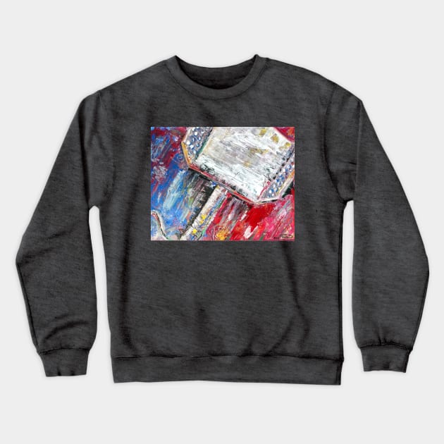 Mjolnir in Abstract Crewneck Sweatshirt by PriscillaDodrill